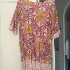 Roller rabbit  pink pattern dress